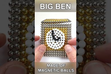The Big Ben Made of Magnetic Balls