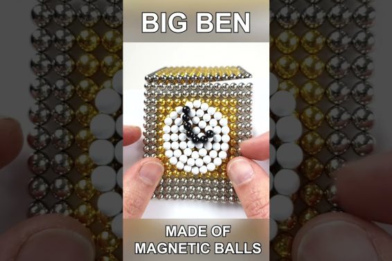 The Big Ben Made of Magnetic Balls