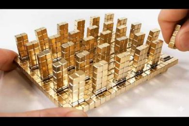 Golden Vibrations and Laser Sounds