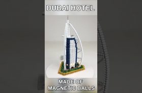 Bubai Hotel made of Magnetic Balls