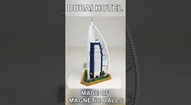 Bubai Hotel made of Magnetic Balls