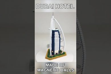 Bubai Hotel made of Magnetic Balls