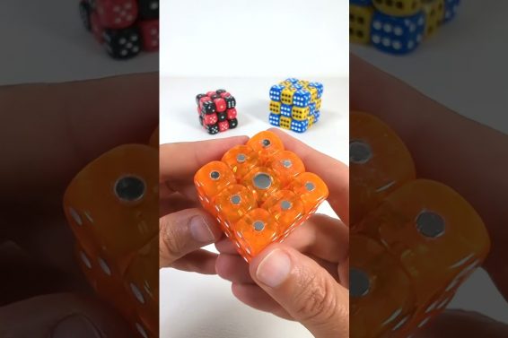 Magnetic Rubik CUBE made of Dice