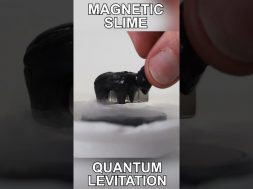 Magnetic Slime in Quantum Levitation