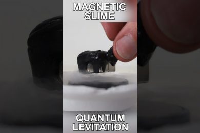 Magnetic Slime in Quantum Levitation