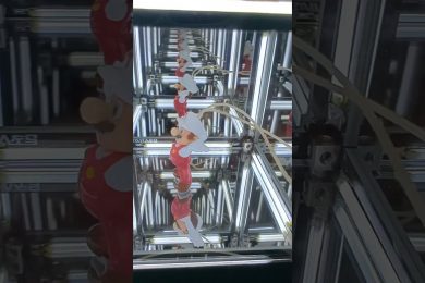 Mario in the infinite mirror