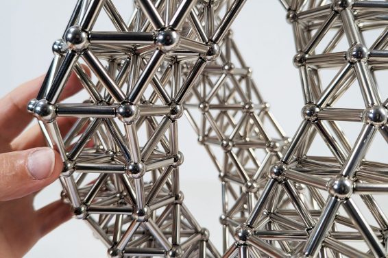 Triple Spiral made of Magnets